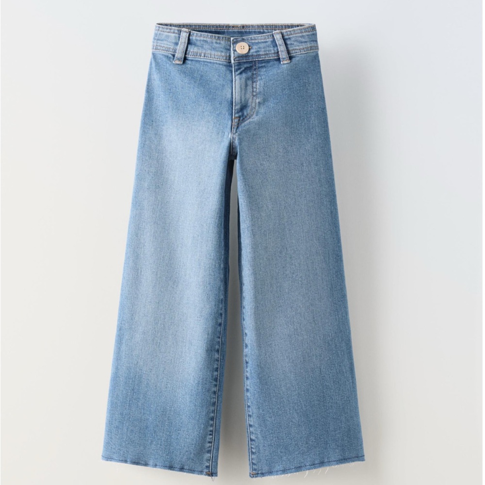 Zara Light Blue Flare Jeans